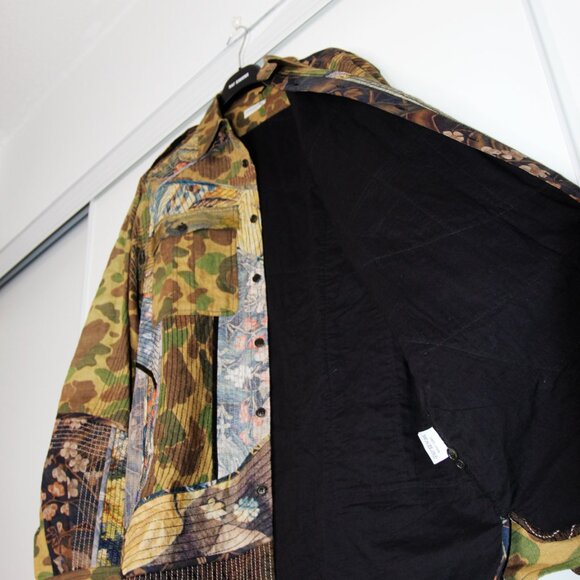 SS17 DRIES VAN NOTEN PATCHWORK SHIRT JACKET 48 - Picture 13 of 16